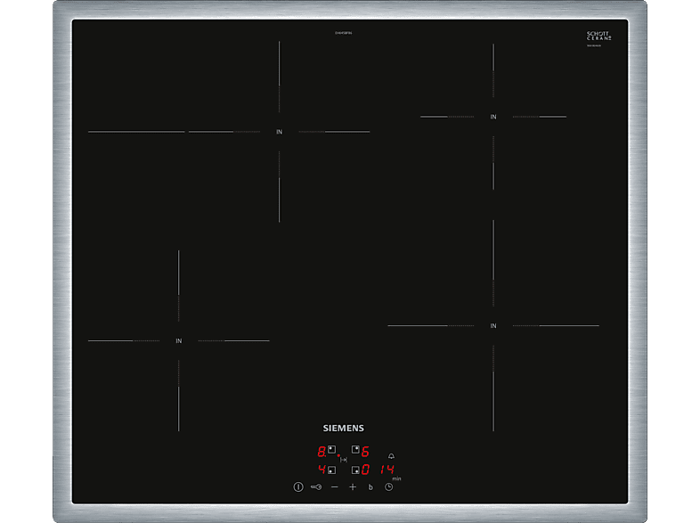 SIEMENS EH645BFB6E Induktionskochfeld (583 mm breit, 4 Kochfelder) von SIEMENS