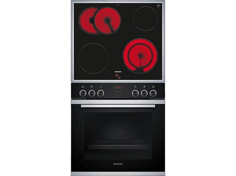 SIEMENS EQ211KA0ZM iQ300, Einbauherdset (Elektrokochfeld, A, 71 l) von SIEMENS