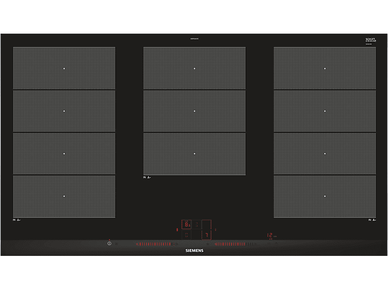 SIEMENS EX975LXC1E Induktionskochfeld (912 mm breit, 5 Kochfelder) von SIEMENS