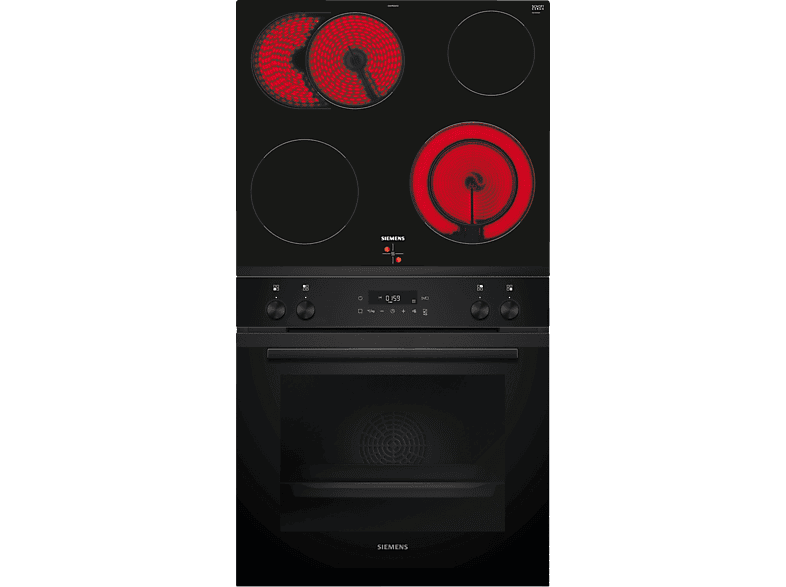 SIEMENS PQ211KAAB iQ300, Einbauherdset (Elektrokochfeld, A, 71 l) von SIEMENS