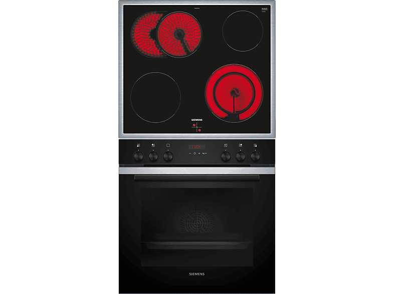 SIEMENS PQ212KA10 iQ300, Einbauherdset (Elektrokochfeld, A+, 71 l) von SIEMENS