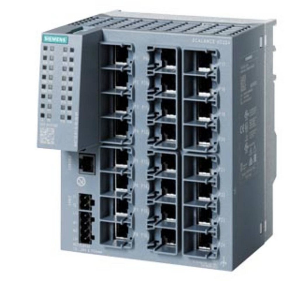 SIEMENS SCALANCE XC224, managed Layer 2 switch, 24x RJ45 Netzwerk-Switch von SIEMENS