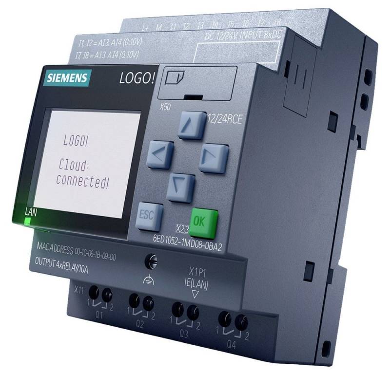 SIEMENS Siemens 6ED1052-1HB08-0BA2 SPS-Steuerungsmodul 24 V/DC, 24 V/AC Hutschienen-Netzteil von SIEMENS