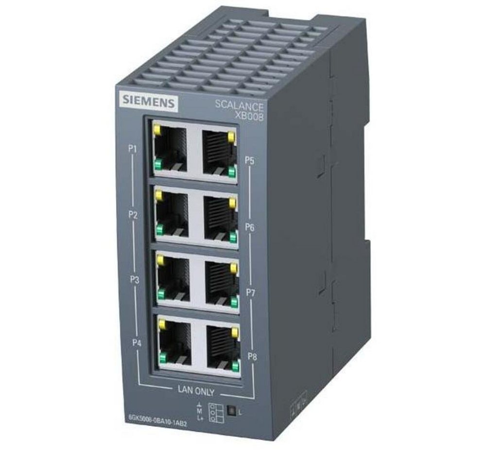 SIEMENS Siemens Dig.Industr. Scalance XB008 6GK5008-0BA10-1AB2 Netzwerk-Patch-Panel von SIEMENS