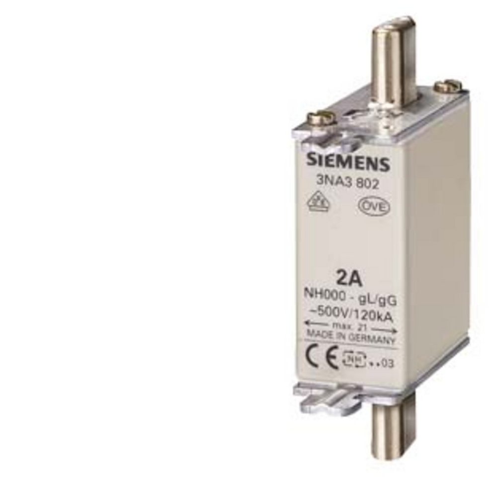 SIEMENS Stromverteiler Siemens 3NA38328 Sicherungseinsatz Sicherungsgröße = 0 125 A 400 V SIEMENS Stromverteiler Siemens 3NA38328 Sicherungseinsatz Sicherungsgröße = 0 125 A 400 V von SIEMENS