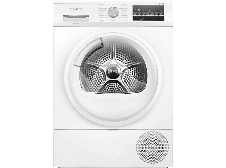 SIEMENS WT47R440 Wärmepumpentrockner iQ500 (8 kg, A+++, Weiß) von SIEMENS