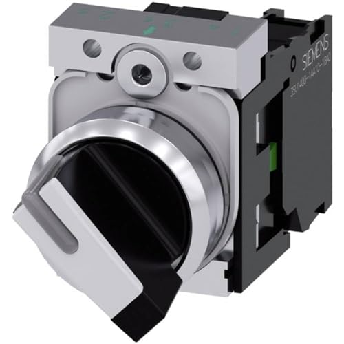 Siemens 3SU11502BF601BA0 3SU1150-2BF60-1BA0 Drehschalter Frontring Metall, Hochglanz Schwarz, Weiß 1 x 90 ° 1 St. Siemens 3SU11502BF601BA0 3SU1150-2BF60-1BA0 Drehschalter Frontring Metall, Hochglanz Schwarz, Weiß 1 x 90 ° 1 St. von SIEMENS