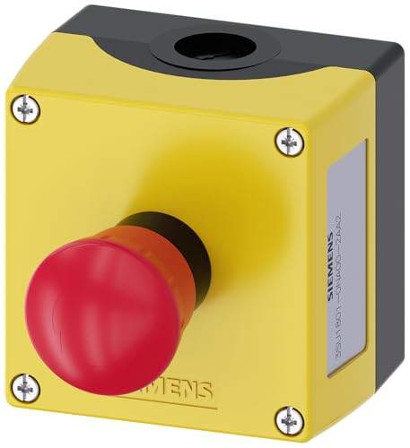 Siemens 3SU18010NA002AA2 3SU1801-0NA00-2AA2 Pilztaster im Gehäuse Gelb Drehentriegelung 1 St. Siemens 3SU18010NA002AA2 3SU1801-0NA00-2AA2 Pilztaster im Gehäuse Gelb Drehentriegelung 1 St. von SIEMENS