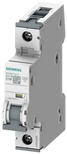 Siemens 5SY61067 Leitungsschutzschalter 6kA C6 1P in 1TE 230/400V, MCB, Sicherungsautomat von SIEMENS