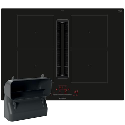 Siemens ED711HGA6, Smartes Induktionskochfeld mit Dunstabzug, 70 cm breit + 90º Flachkanal, vertikal S, autarkes Kochfeld, Rahmenlos aufliegend, touchSlider, Kombi-Induktion für große Kochfläche Siemens ED711HGA6, Smartes Induktionskochfeld mit Dunstabzug, 70 cm breit + 90º Flachkanal, vertikal S, autarkes Kochfeld, Rahmenlos aufliegend, touchSlider, Kombi-Induktion für große Kochfläche von SIEMENS