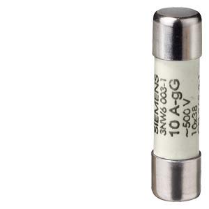 Siemens SENTRON Feinsicherung CILINDRICO GG ohne Indikator Größe 10 x 38 mm 500 V 1 Luft von SIEMENS