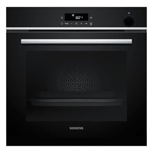 Siemens HR532GBS3, iQ300, Einbau-Backofen mit Dampfunterstützung, 60 x 60 cm, cookControl15 Automatikprogramme, 3D Heißluft, Air Fry (Blech inklusive), softMove, ecoClean, Schnellaufheizung, Edelstahl Siemens HR532GBS3, iQ300, Einbau-Backofen mit Dampfunterstützung, 60 x 60 cm, cookControl15 Automatikprogramme, 3D Heißluft, Air Fry (Blech inklusive), softMove, ecoClean, Schnellaufheizung, Edelstahl von SIEMENS