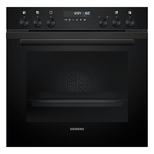 Siemens HE278GBB4, iQ500, Einbau-Herd 60 x 60 cm, Made in Germany, Induktionskochfeld-kompatibel, Pyrolyse Reinigung, Schnellaufheizung, 30 Automatikprogramme, 3D Heißluft, sanfte Türdämpfung, schwarz Siemens HE278GBB4, iQ500, Einbau-Herd 60 x 60 cm, Made in Germany, Induktionskochfeld-kompatibel, Pyrolyse Reinigung, Schnellaufheizung, 30 Automatikprogramme, 3D Heißluft, sanfte Türdämpfung, schwarz von SIEMENS