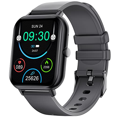 Smartwatch Damen Herren,2023 Neueste 1,83" Bluetooth Anruf Activity Tracker mit Herzfrequenz Schlaf Monitor Schrittzähler,15 Sport Modi IP68 Wasserdicht Smartwatch für Android iOS iPhones von SIEMORL