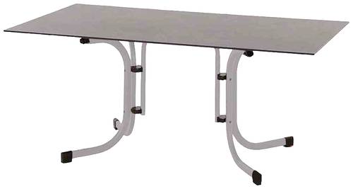Siena Garden 01922560 Klapptisch Sola 160x90 cm, silber von SIENA GARDEN
