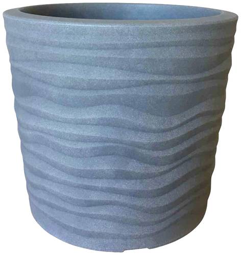Siena Garden 45-50-51-GA 455051GA Pflanzgefäß Kunststoff Grau von SIENA GARDEN