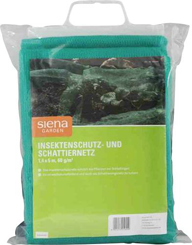 Siena Garden 485260 Insektenschutz- und Schattiernetz 1,4x5m, Farbe: grün, 60g 1St. von SIENA GARDEN