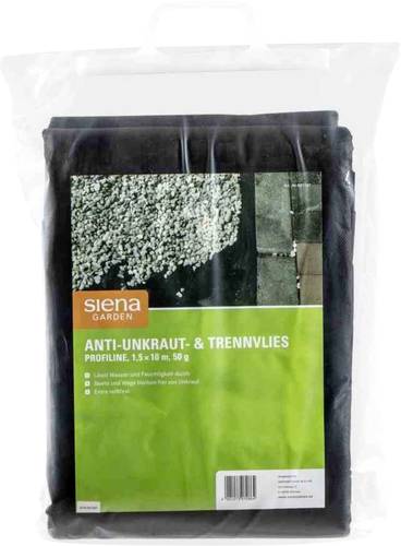 Siena Garden 621157 Anti-Unkrautvlies 50g, Maße: 1,5x10 Farbe: schwarz 1St. von SIENA GARDEN