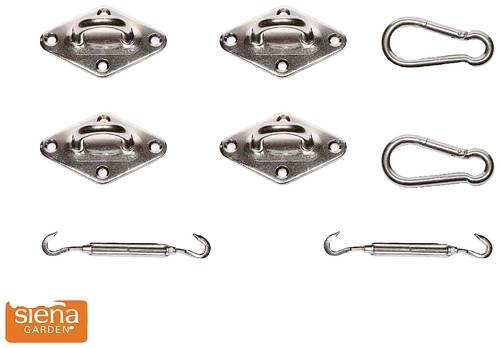 Siena Garden B304-2 Solino Zubehör Set für quadratische Sonnensegel Siena Garden B304-2 Solino Zubehör Set für quadratische Sonnensegel von SIENA GARDEN