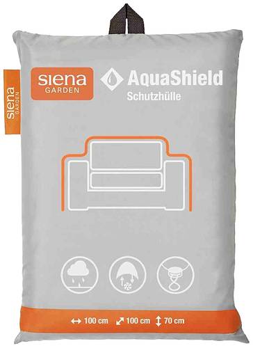 Siena Garden D41177 AquaShield Loungesesselhülle 100x100xH70cm hellgrau, 100% Polyester von SIENA GARDEN