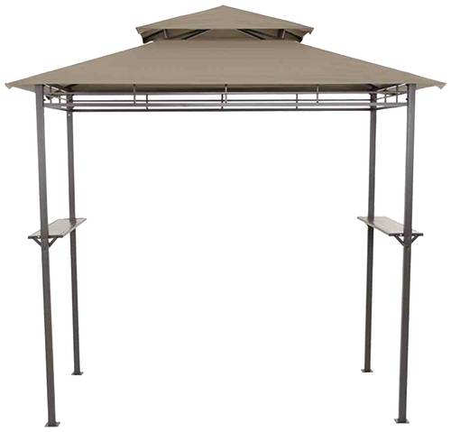 Siena Garden J04520 BBQ Pavillon 244x127cm Gestell aus Stahl, anthrazit, Bezug aus Polyester, 180g/m von SIENA GARDEN