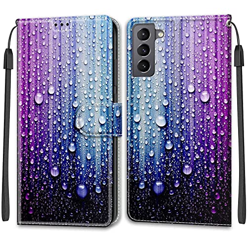 Handyhülle für Samsung Galaxy S22 Hülle Leder für Samsung S22 Hülle Klappbar Leder Flip Wallet 360 Grad Stoßfeste Case Schutzhülle für Samsung Galaxy S22 5G Hülle von SIENIANLINE