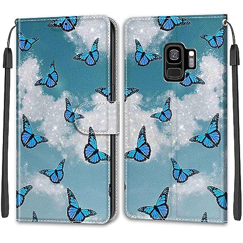 Handyhülle für Samsung Galaxy S9 Plus Hülle Wallet Leder Kartenfach Magnet staubdicht Handytasche Klapphülle Case Cover Kompatibel mit Samsung Galaxy S9 Plus - PU Leder Schutzhülle von SIENIANLINE