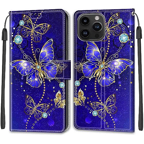 SIENIANLINE Handyhülle für iPhone 15 Pro Hülle Wallet Leder Kartenfach Magnet staubdicht Handytasche Klapphülle Case Cover Kompatibel mit iPhone 15 Pro - PU Leder Schutzhülle von SIENIANLINE