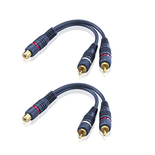 SIENOC (2X RCA Buchse auf Dual RCA Stecker) von SIENOC