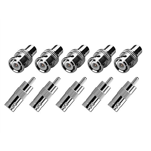 SIENOC BNC Stecker auf RCA Buchse und BNC Buchse Stecker auf RCA Stecker Adapter Stecker von SIENOC