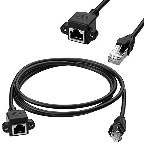 SIENOC Cat5 Ethernet Verlängerung Netzwerkkabel Gigabit Lan RJ45 Stecker auf Buchse Patchkabel bis zu 250MHz FTP Molded Verlegekabel für Switch, Router, Modem, Patchpannel, Access Point, Patchfelder von SIENOC