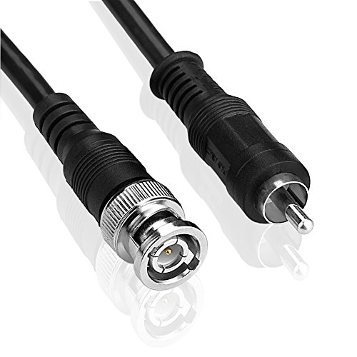 SIENOC S 3ft Koax/Koaxial RG59 RCA Stecker auf BNC Stecker Stecker M/M Audio Video AV Kabel von SIENOC