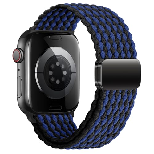 Geflochten Armband Kompatibel mit Apple Watch Armband 40mm 42mm 38mm 41mm für Damen Herren, Elastisch Nylon Armbänder mit Magnetisch für iWatch Ultra 2 SE Series 10 9 8 7 6 5 4 3 2 1 Geflochten Armband Kompatibel mit Apple Watch Armband 40mm 42mm 38mm 41mm für Damen Herren, Elastisch Nylon Armbänder mit Magnetisch für iWatch Ultra 2 SE Series 10 9 8 7 6 5 4 3 2 1 von SIERVOS