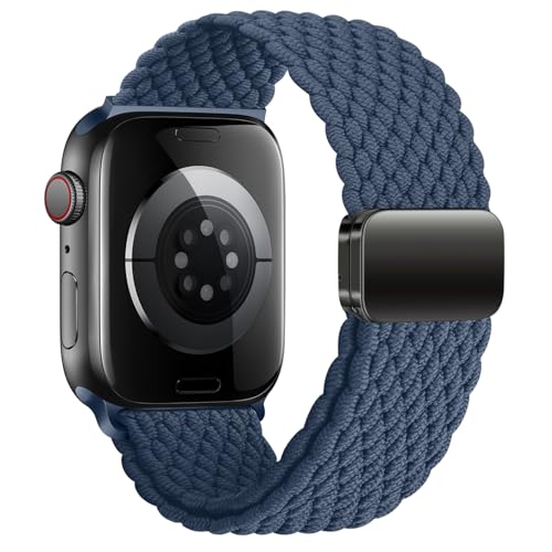 Geflochten Armband Kompatibel mit Apple Watch Armband 40mm 42mm 38mm 41mm für Damen Herren, Elastisch Nylon Armbänder mit Magnetisch Verschluss für iWatch Ultra 2 SE Series 10 9 8 7 6 5 4 3 2 1 Geflochten Armband Kompatibel mit Apple Watch Armband 40mm 42mm 38mm 41mm für Damen Herren, Elastisch Nylon Armbänder mit Magnetisch Verschluss für iWatch Ultra 2 SE Series 10 9 8 7 6 5 4 3 2 1 von SIERVOS