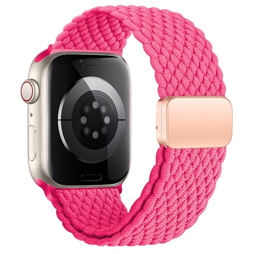 Geflochten Armband Kompatibel mit Apple Watch Armband 44mm 45mm 46mm 49mm 42mm für Damen Herren, Elastisch Nylon Armbänder mit Magnetisch für iWatch Ultra 2 SE Series 10 9 8 7 6 5 4 3 2 1 Geflochten Armband Kompatibel mit Apple Watch Armband 44mm 45mm 46mm 49mm 42mm für Damen Herren, Elastisch Nylon Armbänder mit Magnetisch für iWatch Ultra 2 SE Series 10 9 8 7 6 5 4 3 2 1 von SIERVOS