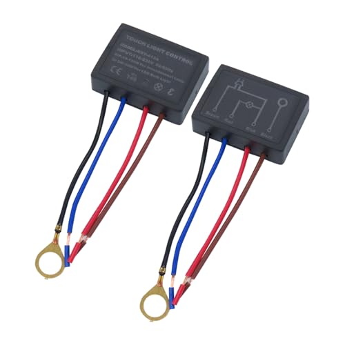 SIGANDG 2 Stück Tischlampe Touch-Schalter,4-Wege-Touch-Sensor Dimmer,Dimmer Schalter,für Tischlampen, Stehlampen, Wandlampen und dekorative Lampen SIGANDG 2 Stück Tischlampe Touch-Schalter,4-Wege-Touch-Sensor Dimmer,Dimmer Schalter,für Tischlampen, Stehlampen, Wandlampen und dekorative Lampen von SIGANDG