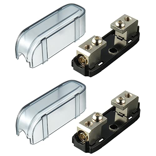SIGANDG Mini ANL Sicherungshalter Midi-Sicherungshalter Autoteile Inline-Sicherungshalter für Automotive Marine （2 Stück） von SIGANDG