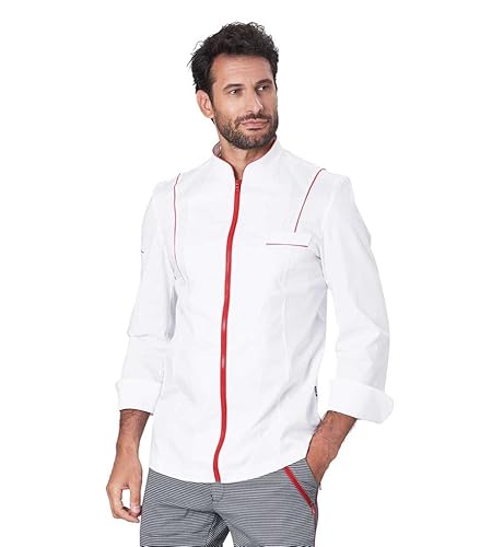 SIGGI 28gc0004/01-0757_0789-3xl, Unisex-Erwachsene Eros Herren Casaca Jacke, Langarm, normale Passform (Rigado Red, XXXL), blanco/rojo, 28GC0004/01-0757_0789-3XL von Siggi Group