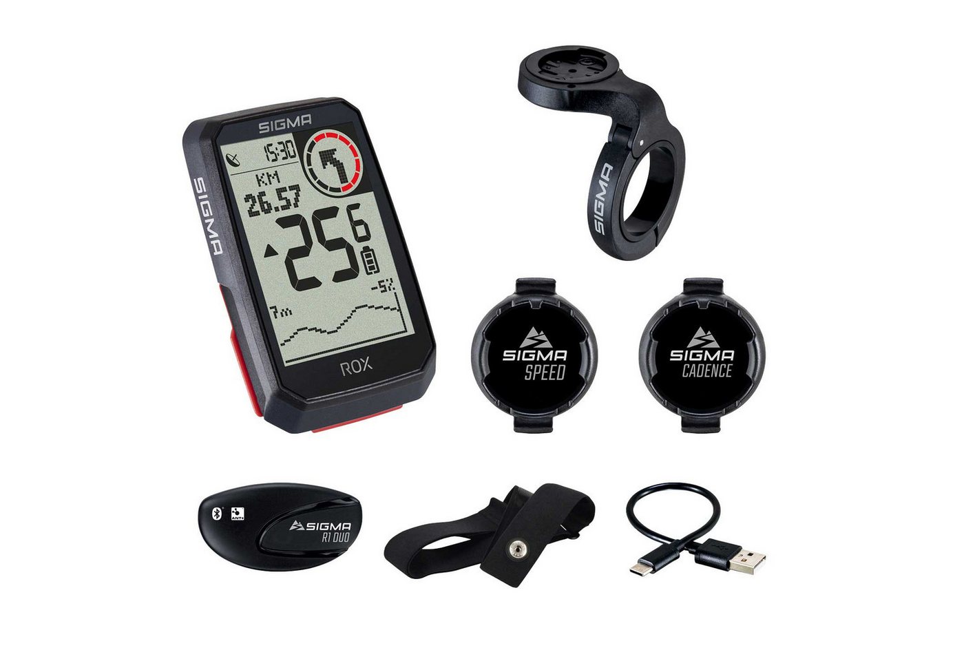 SIGMA SPORT Fahrradcomputer ROX 4.0 GPS Computer Sensor Set SIGMA SPORT Fahrradcomputer ROX 4.0 GPS Computer Sensor Set von SIGMA SPORT