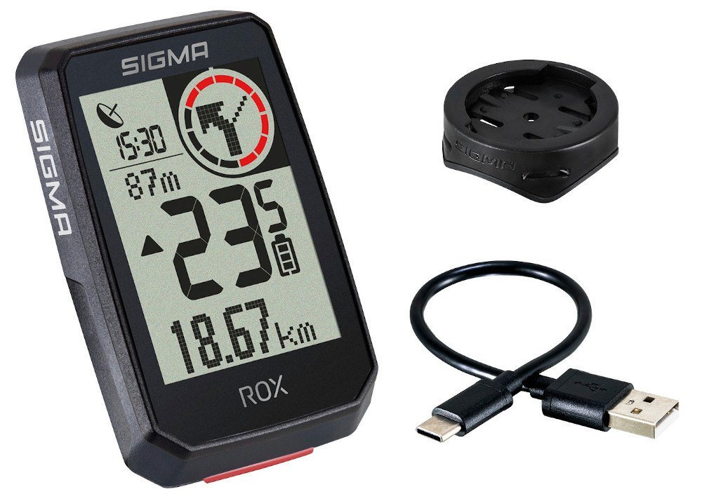 SIGMA SPORT Fahrradcomputer Rox 2.0 GPS Bike Computer Navi Fahrradtacho Komoot von SIGMA SPORT