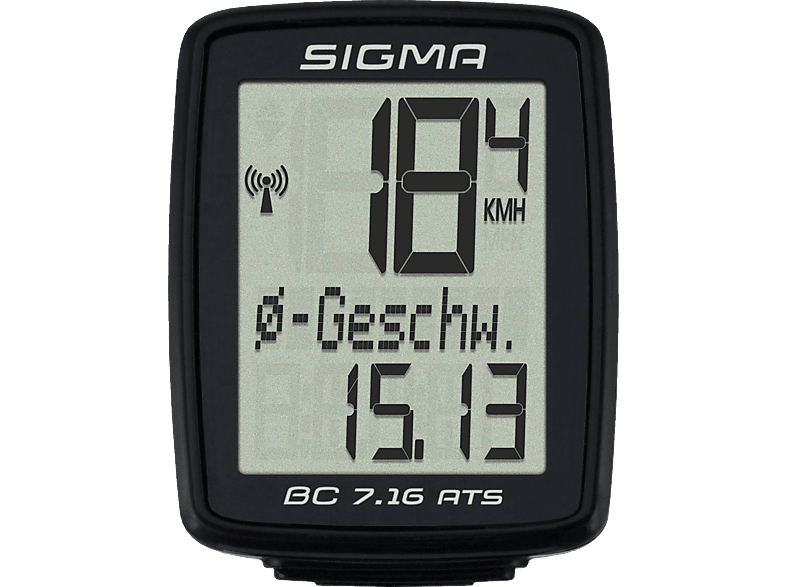 SIGMA 07162 BC 7.16 ATS Fahrrad Computer von SIGMA