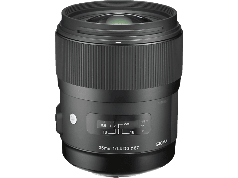 SIGMA 340954 - 35 mm f/1.4 DG, HSM (Objektiv für Canon EF-Mount, Schwarz) von SIGMA