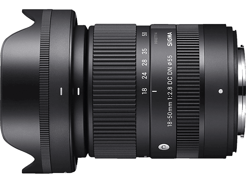 SIGMA 585975 18 mm - 50 f/2.8 ASP, DC, DN, IF (Objektiv für Fuji X-Mount, Schwarz) von SIGMA