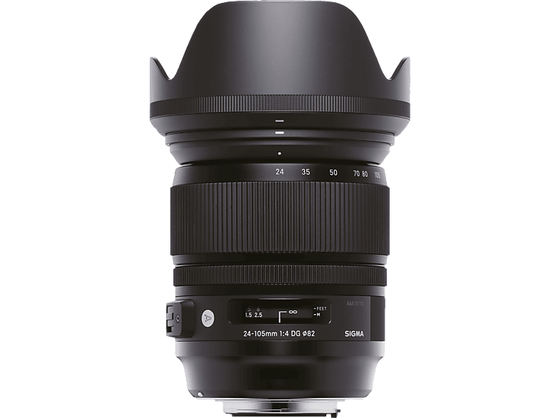 SIGMA 635954 24 mm - 105 f/4 DG, OS, HSM (Objektiv für Canon EF-Mount, Schwarz) von SIGMA