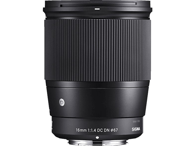 SIGMA Contemporary - 16 mm f/1.4 DC, DN (Objektiv für Sony E-Mount, Schwarz) von SIGMA