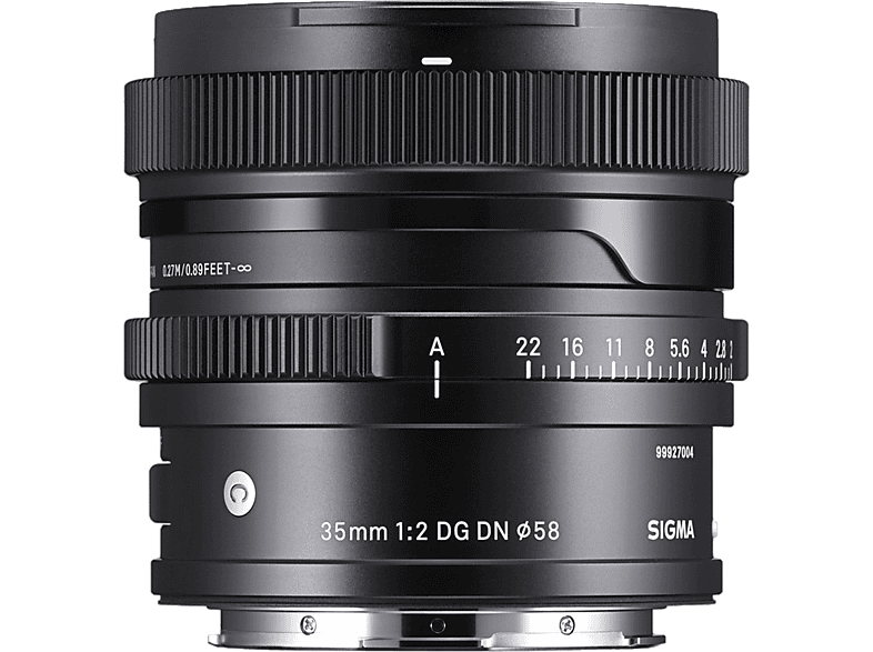 SIGMA Contemporary - 35 mm f./2.0 DG, IF, DN (Objektiv für Sony E-Mount, Schwarz) von SIGMA
