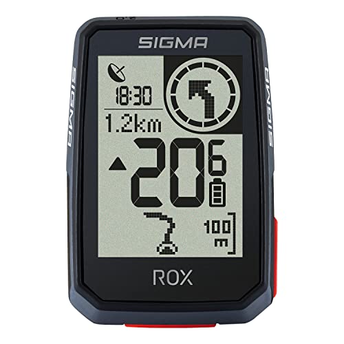 SIGMA Fahrradcomputer Kabellos ROX 2.0 Schwarz - GPS, Smart Navigation & E-Bike Kompatibilität | USB C Wiederaufladbarer Fahrradcomputer, ANT+ & BLE | Werkzeuglose Montage, IPX7, Fahrrad Tacho SIGMA Fahrradcomputer Kabellos ROX 2.0 Schwarz - GPS, Smart Navigation & E-Bike Kompatibilität | USB C Wiederaufladbarer Fahrradcomputer, ANT+ & BLE | Werkzeuglose Montage, IPX7, Fahrrad Tacho von SIGMA