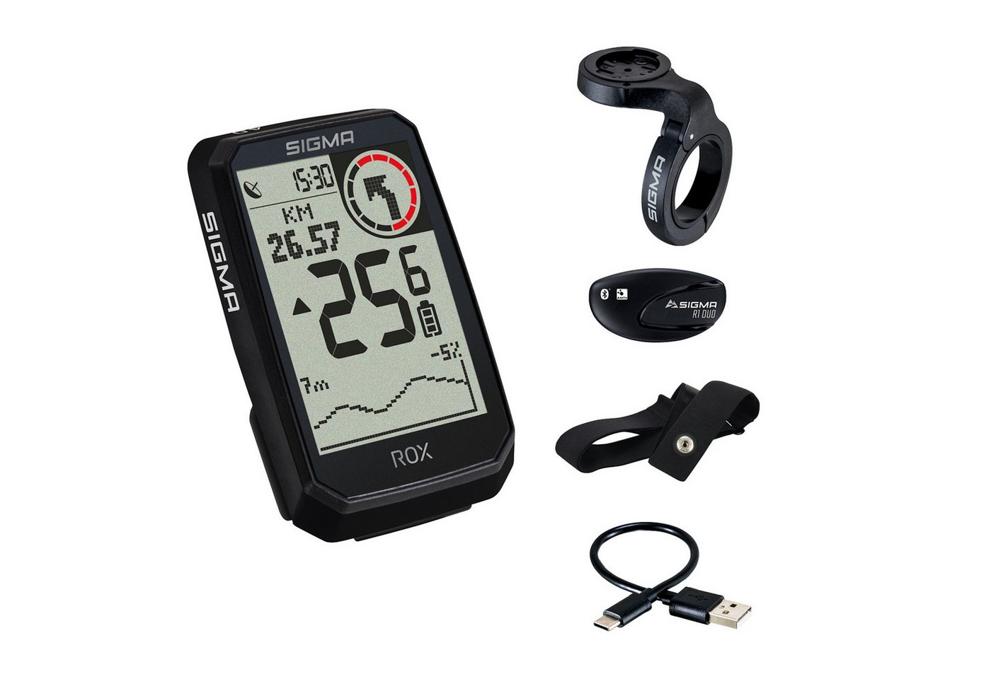 SIGMA Fahrradcomputer Rox 4.0 Endurance HR Set GPS Fahrradtacho Fahrradnavi SIGMA Fahrradcomputer Rox 4.0 Endurance HR Set GPS Fahrradtacho Fahrradnavi von SIGMA