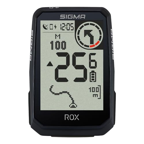 SIGMA ROX 4.0 Endurance Black | 41h Akkulaufzeit | 30 Funktionen wie Re-Routing & Höhenmessung | E-Bike Kompatibilität | ANT+&BLE |Werkzeuglose Montage&USB-C| kabelloser Fahrradcomputer von SIGMA