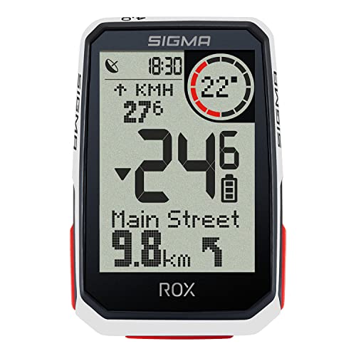 Sigma ROX 4.0 White| Fahrradcomputer kabellos GPS & Navigation inkl. GPS Halterung | Outdoor Navigation mit Höhenmessung | Farbe: Weiß Sigma ROX 4.0 White| Fahrradcomputer kabellos GPS & Navigation inkl. GPS Halterung | Outdoor Navigation mit Höhenmessung | Farbe: Weiß von SIGMA
